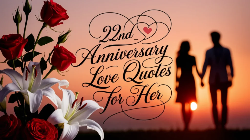 22nd Anniversary Love Quotes for Her