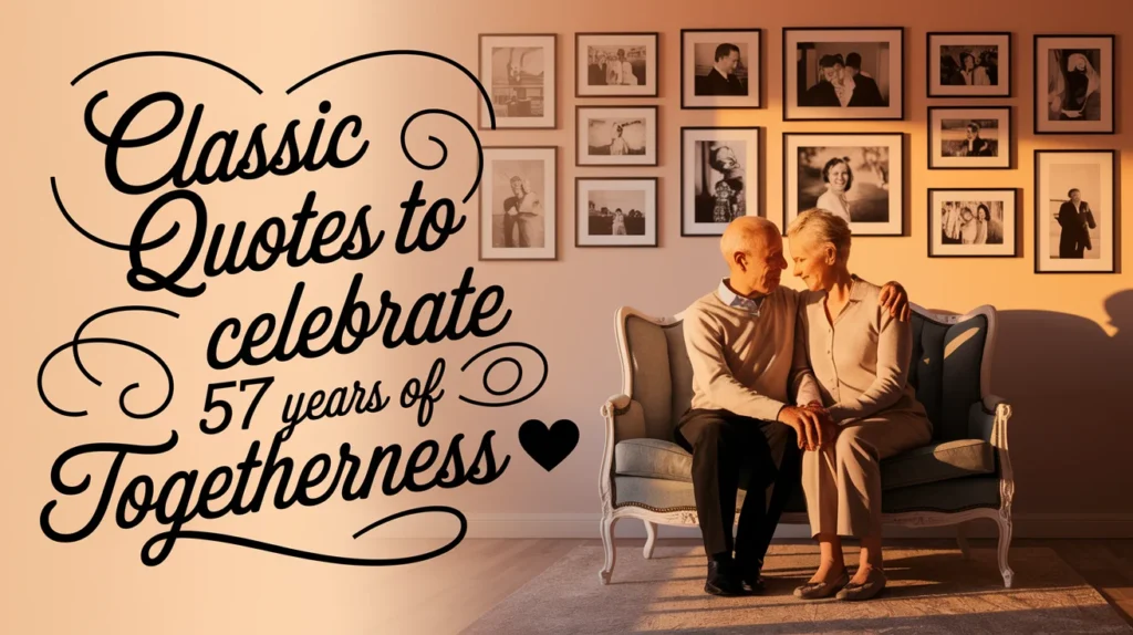Classic Quotes to Celebrate 57 Years of Togetherness