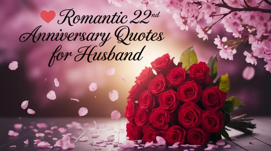 Romantic 22nd Anniversary Quotes for Husband
