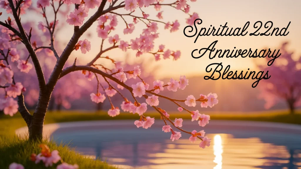 Spiritual 22nd Anniversary Blessings