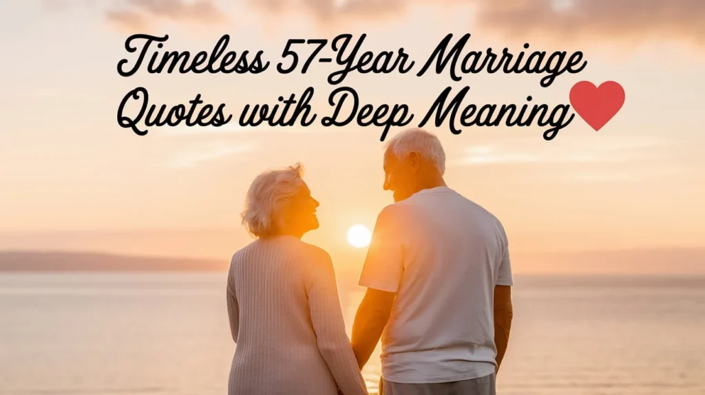 Timeless 57-Year Marriage Quotes with Deep Meaning