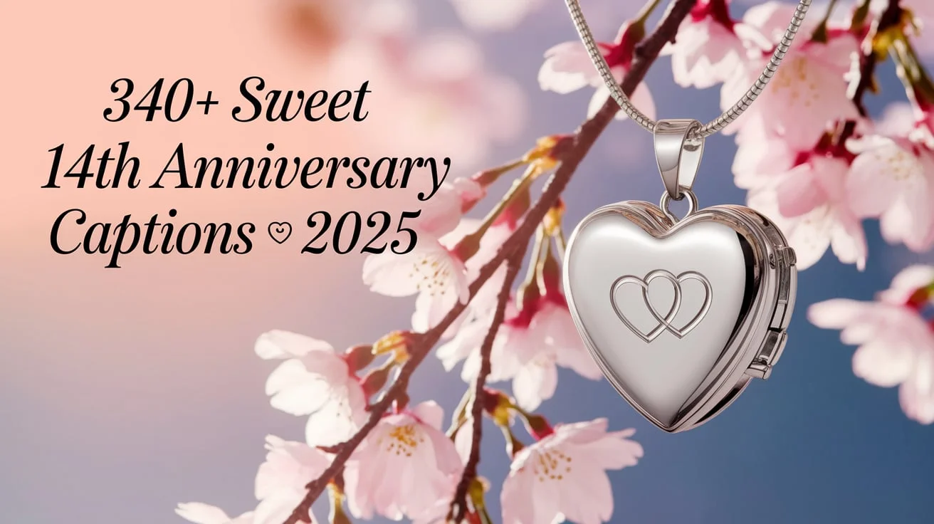 14th Anniversary Captions