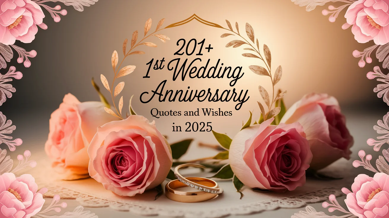 1st Wedding Anniversary Quotes And Wishes