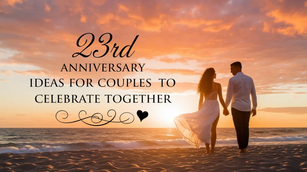 23rd Anniversary Ideas for Couples to Celebrate Together