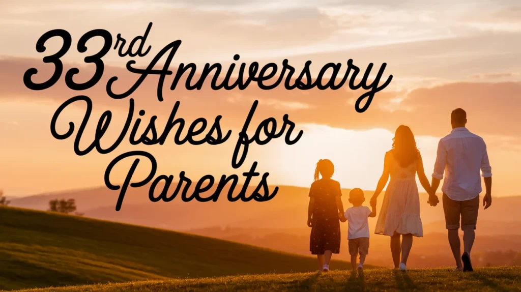 33Rd Annaiversary Wish For Parents