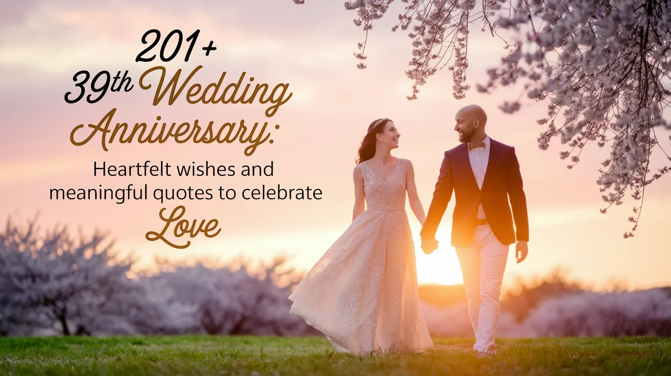 39th Wedding Anniversary