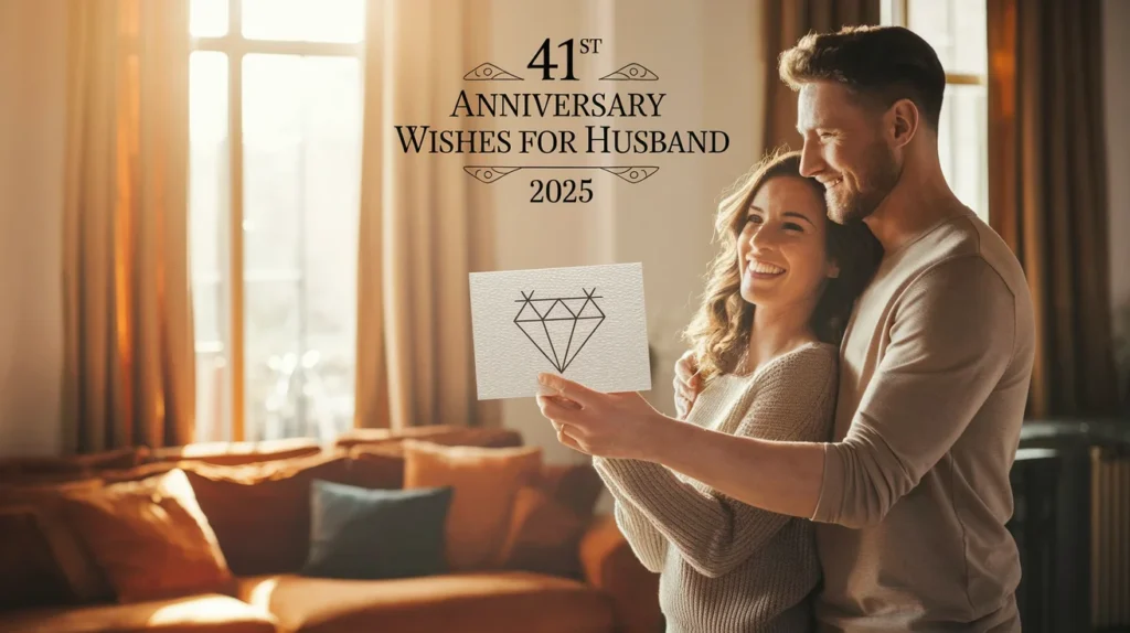 41st Anniversary Wishes for Husband