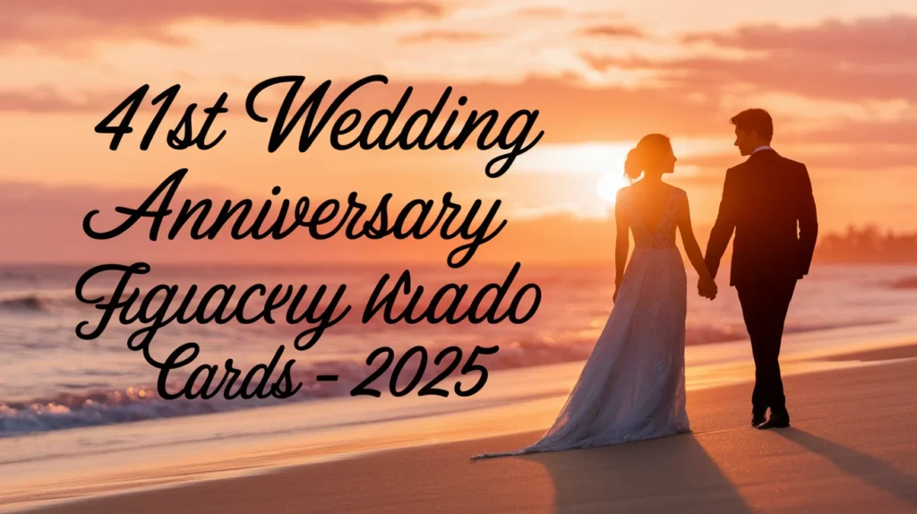 41st Wedding Anniversary Sayings for Greeting Cards