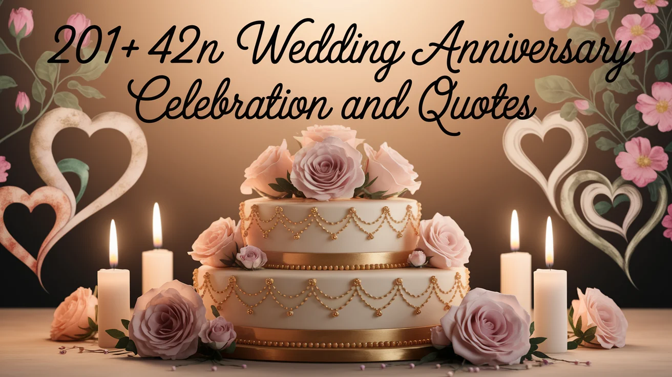 42nd Wedding Anniversary Celebration And Quotes