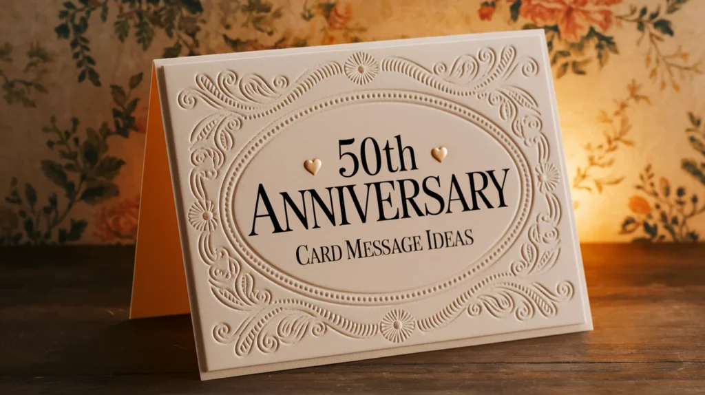 50th Anniversary Card Message Ideas