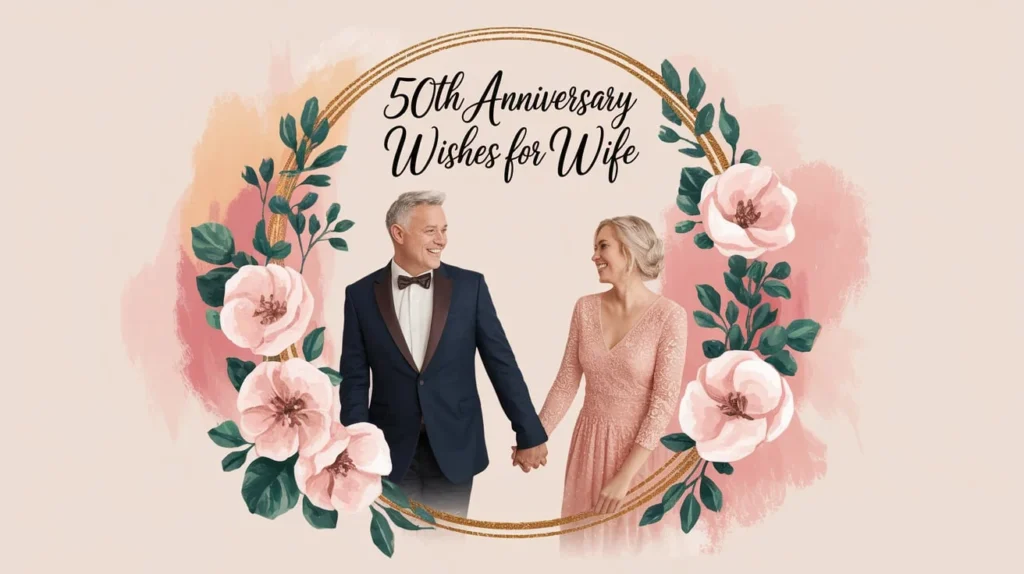 50th Anniversary Wishes for Wife
