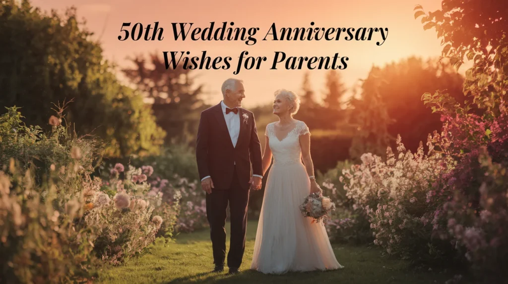 50th Wedding Anniversary Wishes for Parents
