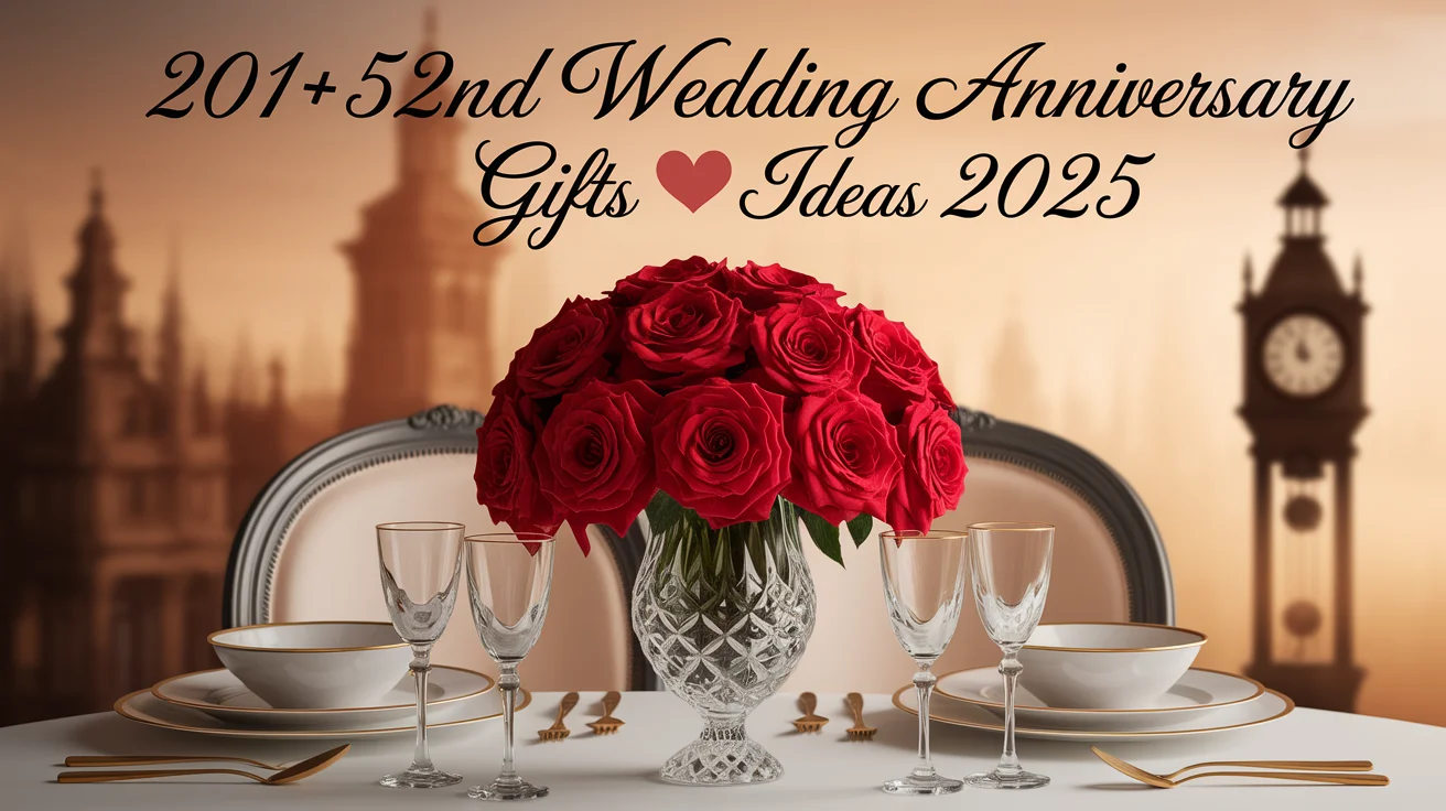 52nd Wedding Anniversary Gifts