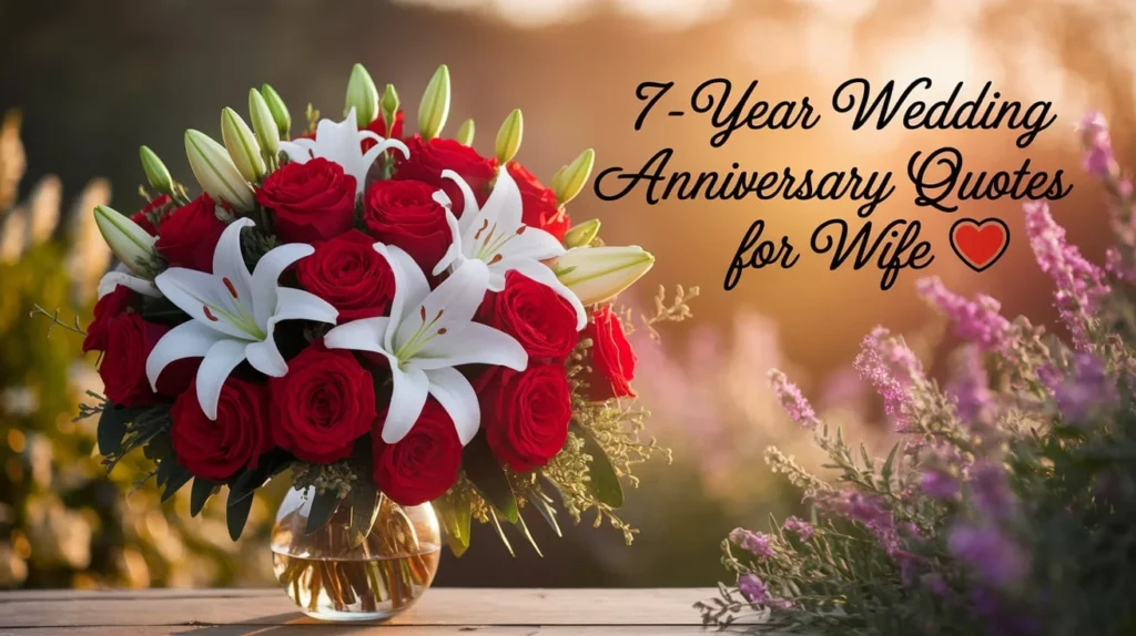 7-Year Wedding Anniversary Quotes for Wife