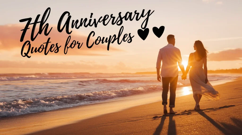 7th Anniversary Quotes for Couples