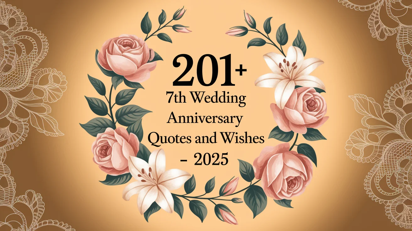 7th Wedding Anniversary Quotes and Wishes