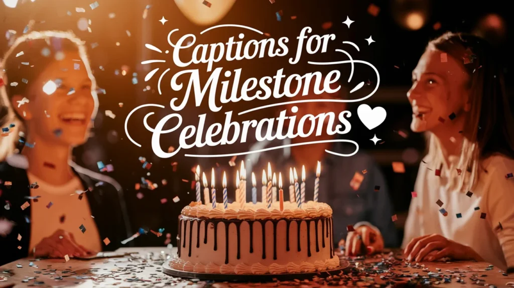 Captions for Milestone Celebrations