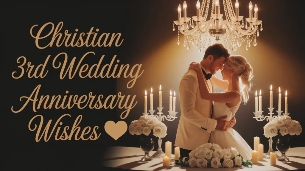 Christian 3rd Wedding Anniversary Wishes