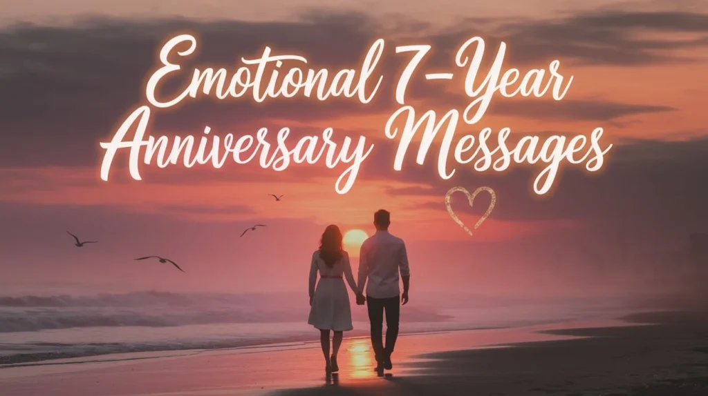 Emotional 7-Year Anniversary Messages