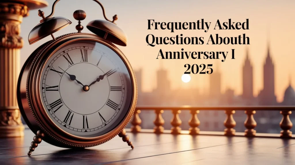 Frequently Asked Questions About 50th Anniversary in 2025