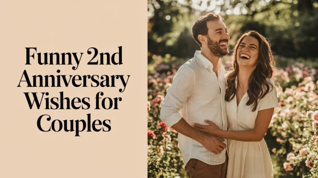 Funny 2nd Anniversary Wishes for Couples