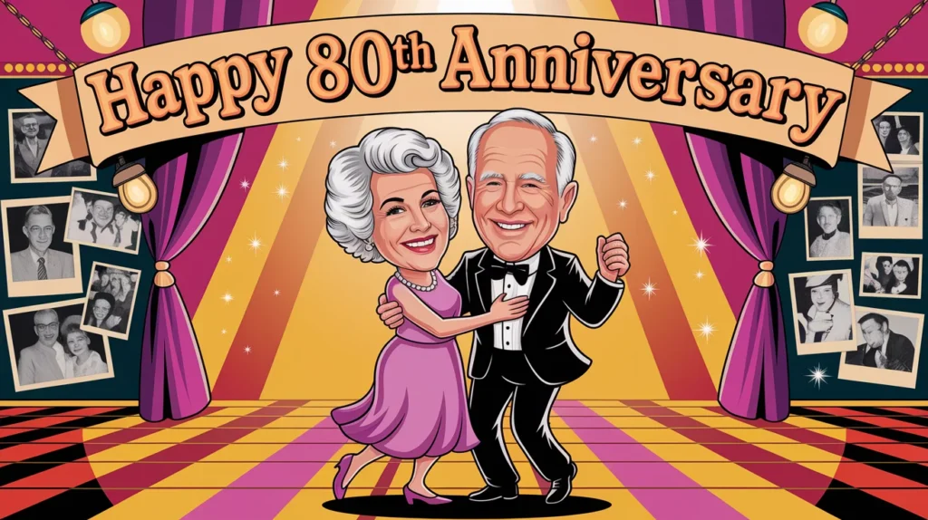 Funny 80th Anniversary Wishes