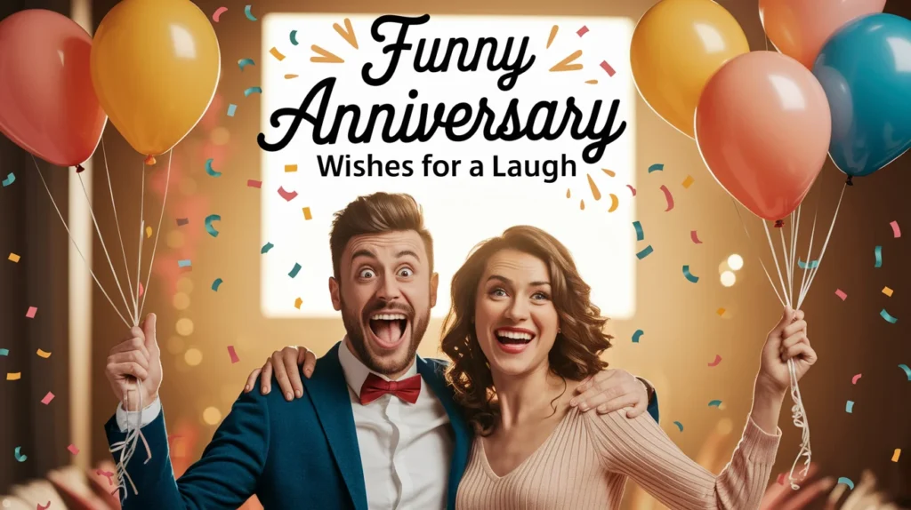 Funny Anniversary Wishes for a Laugh