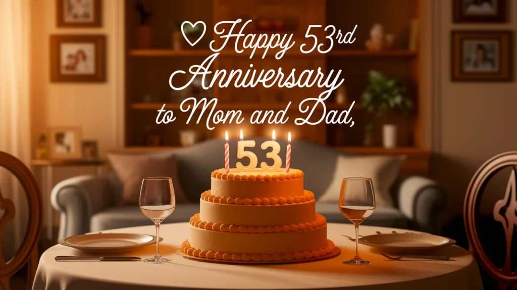 Happy 53rd Anniversary to Mom and Dad