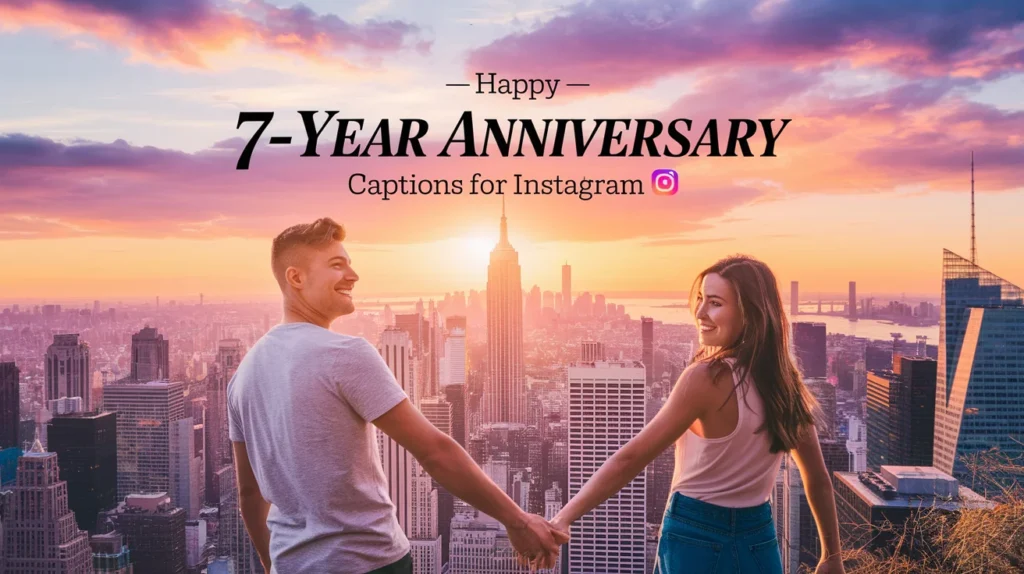 Happy 7-Year Anniversary Captions for Instagram