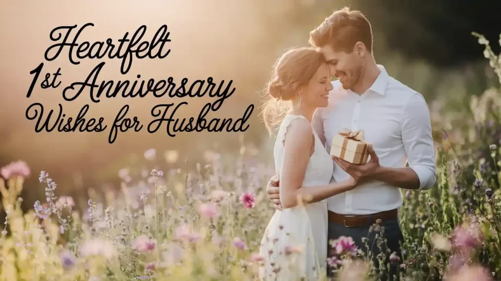 Heartfelt 1st Anniversary Wishes for Husband