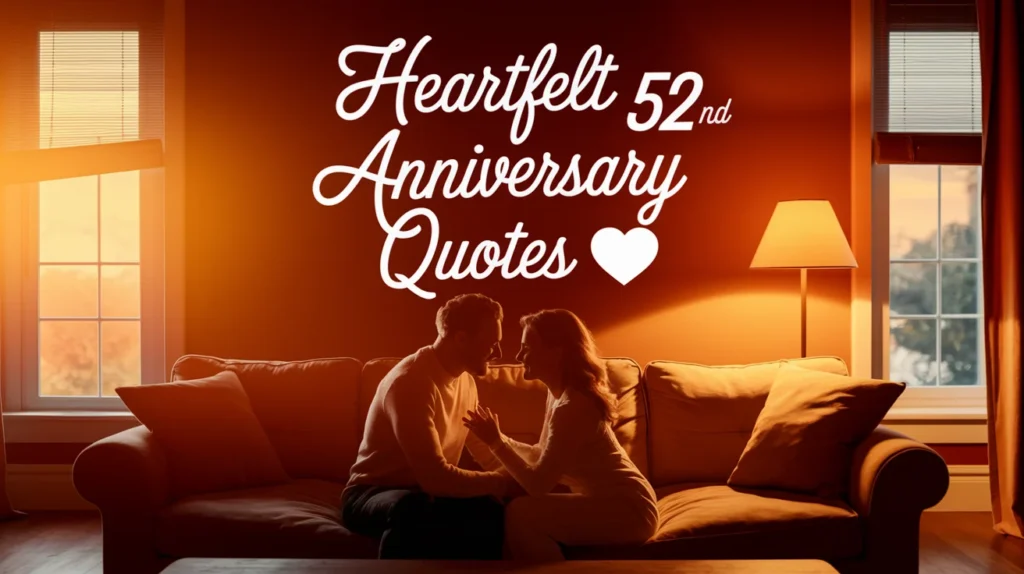 Heartfelt 52nd Anniversary Quotes 
