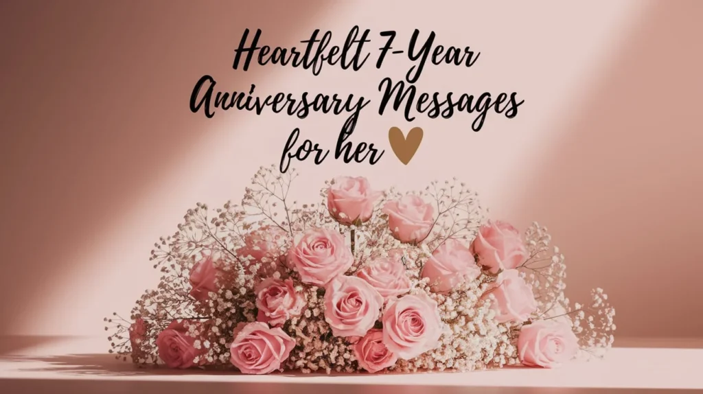 Heartfelt 7th Year Anniversary Messages for Her