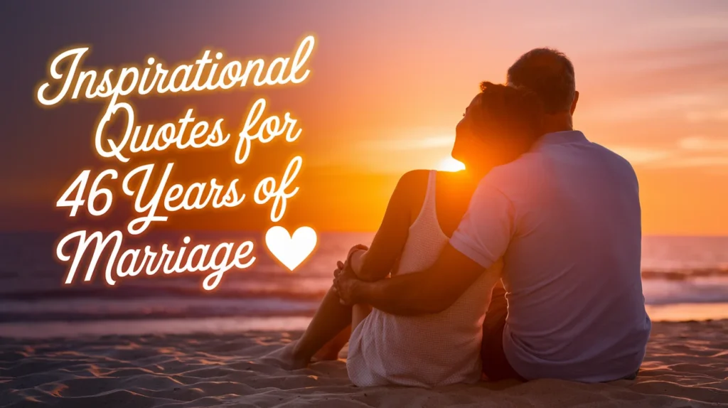 Inspirational Quotes for 46 Years of Marriage 