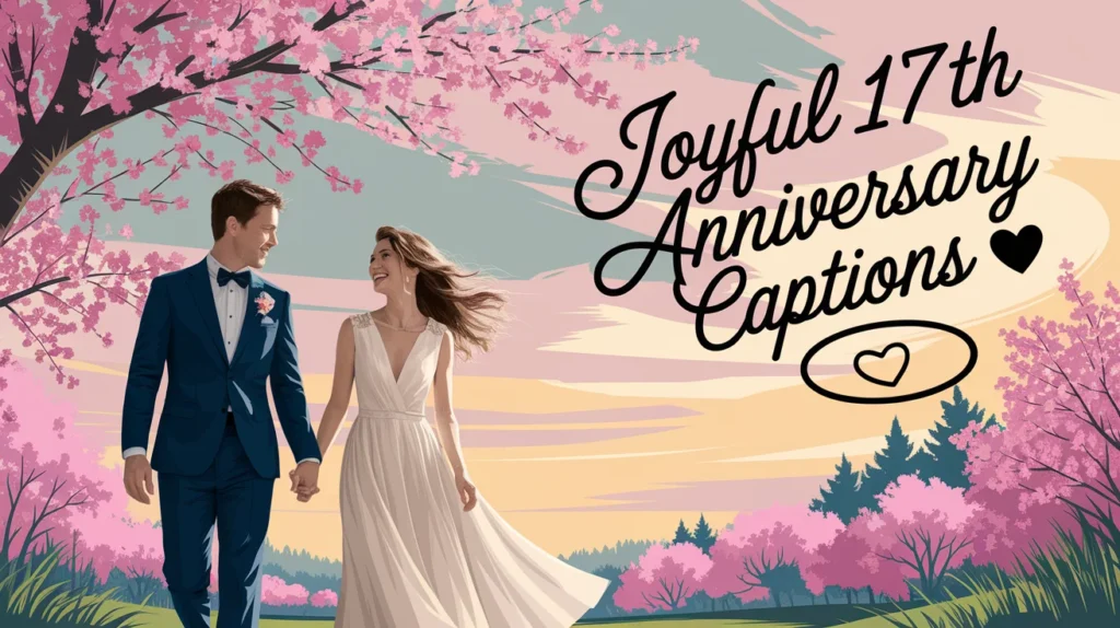 Joyful 17th Anniversary Captions
