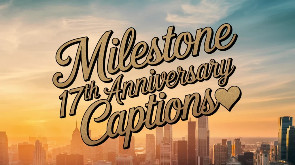 Milestone 17th Anniversary Captions 