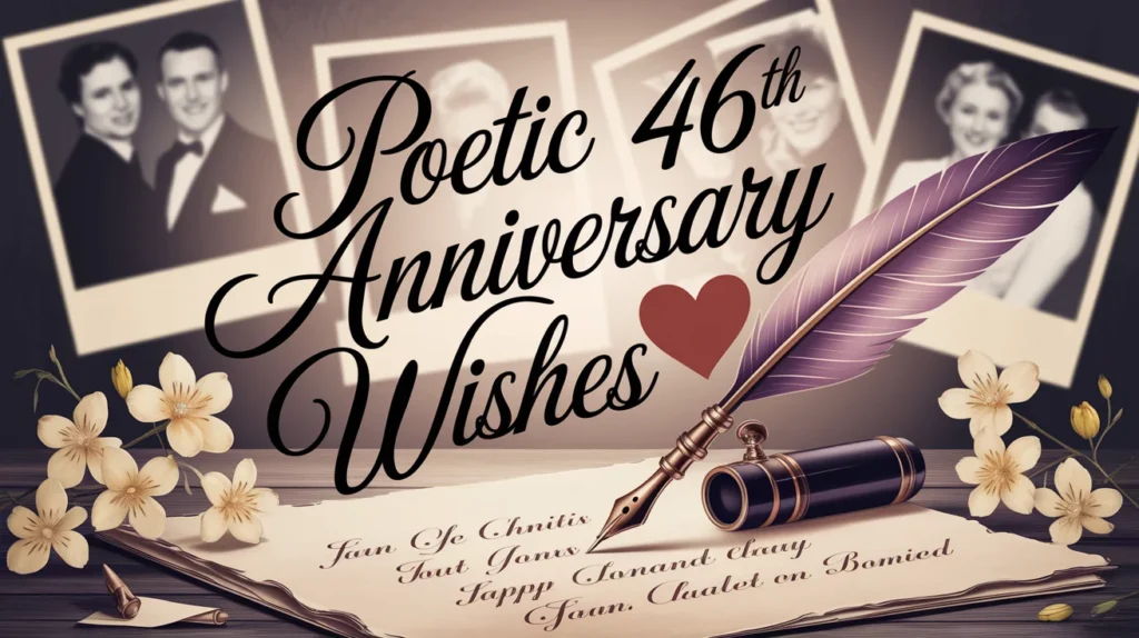 Poetic 46th Anniversary Wishes