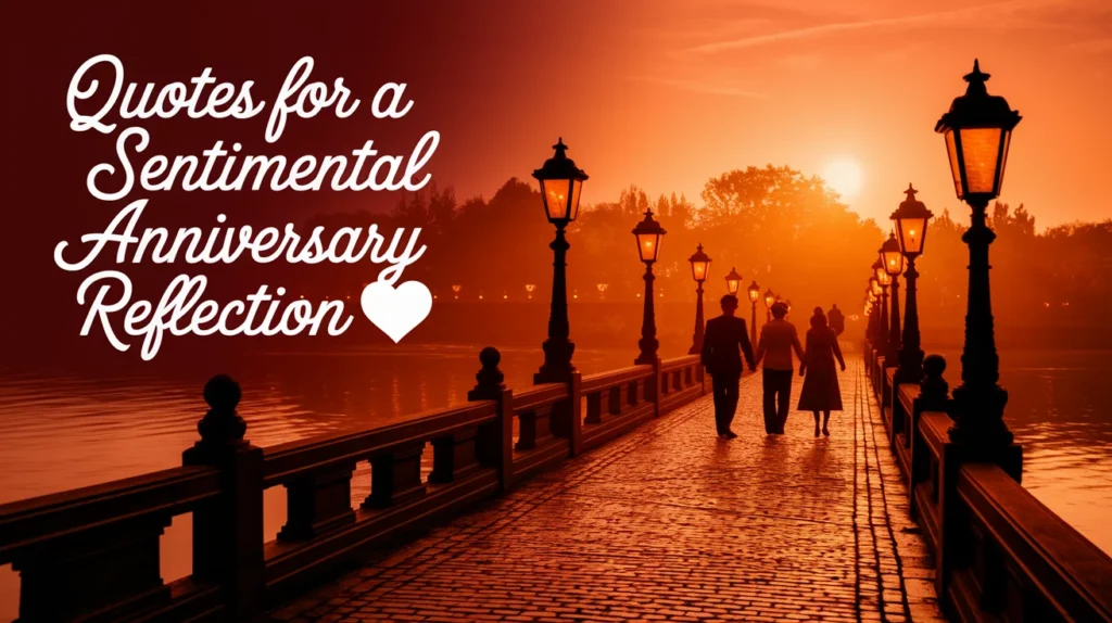 Quotes for a Sentimental Anniversary Reflection