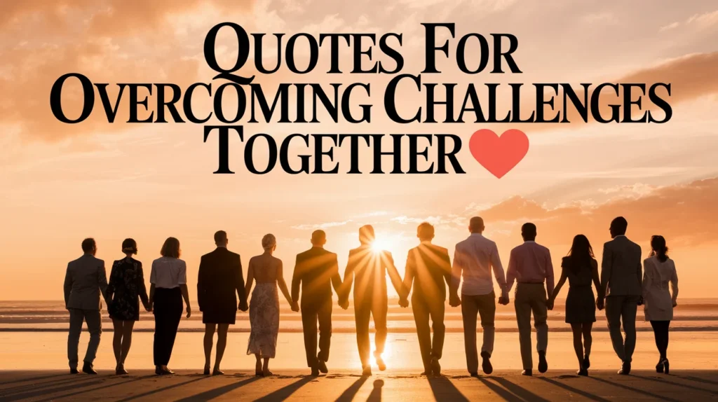 Quotes for Overcoming Challenges Together 