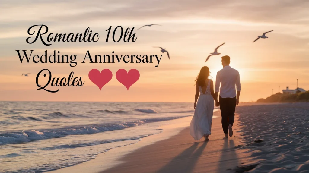 Romantic 10th Wedding Anniversary Quotes