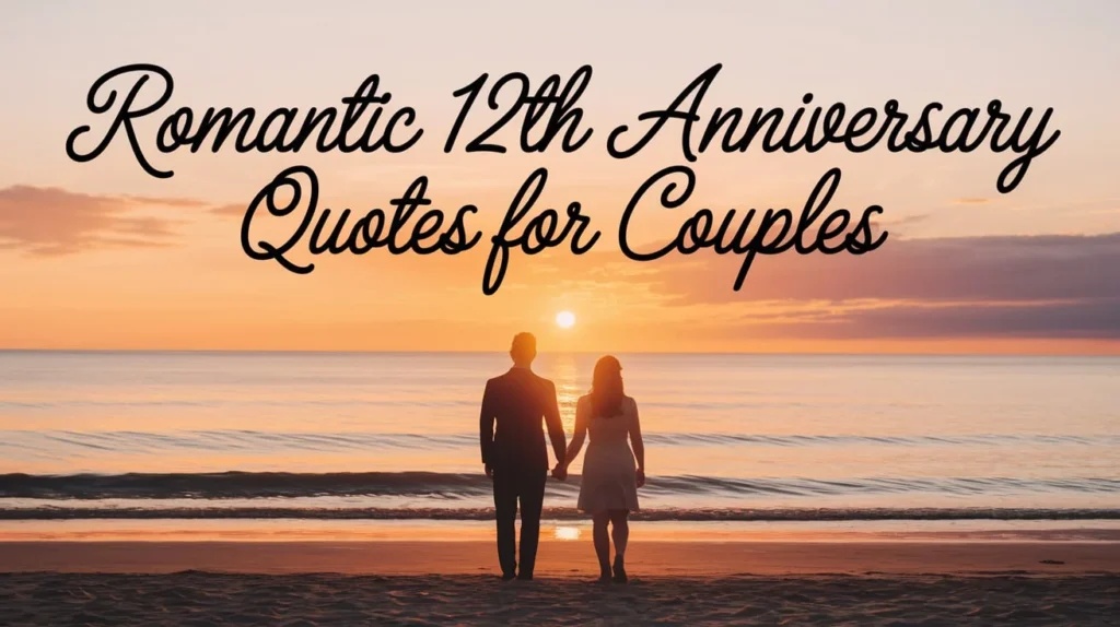 Romantic 12th Anniversary Quotes for Couples