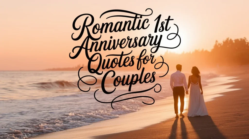 Romantic 1st Anniversary Quotes for Couples