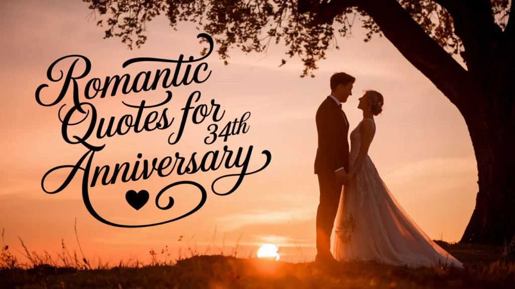 Romantic Quotes for 34th Anniversary