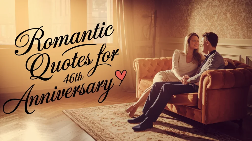 Romantic Quotes for 46th Anniversary 