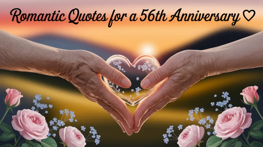 Romantic Quotes for a 56th Anniversary 