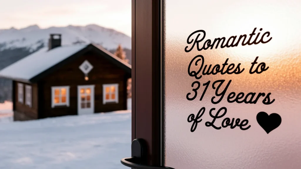 Romantic Quotes to Celebrate 31 Years of Love
