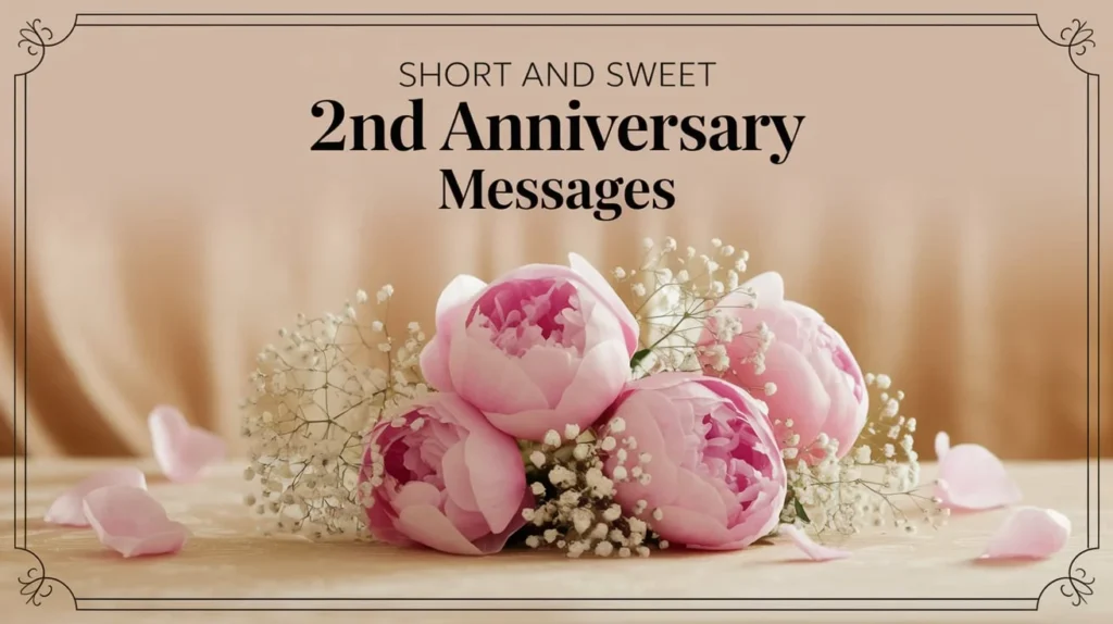 Short and Sweet 2nd Anniversary Messages