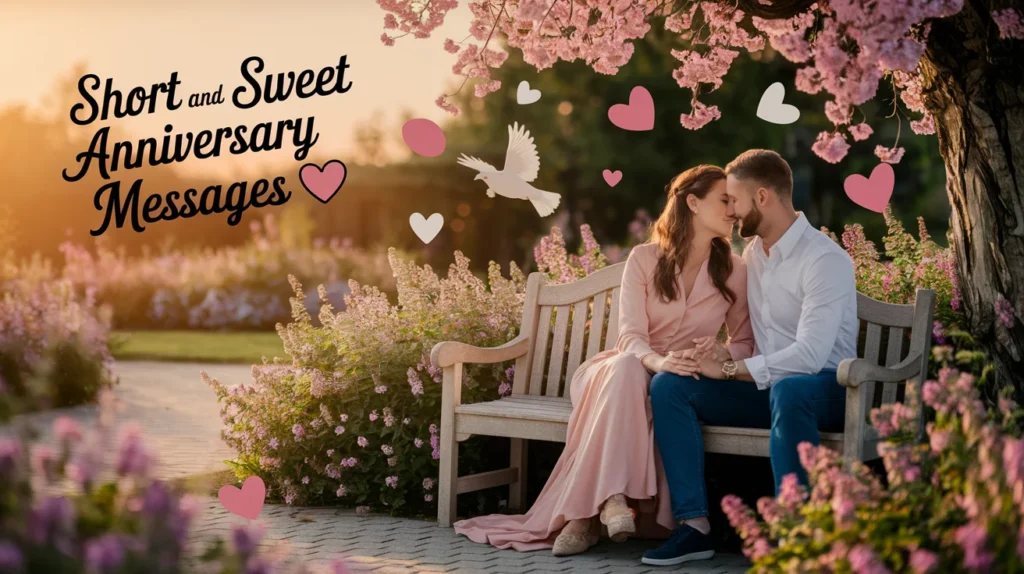 Short and Sweet Anniversary Messages 