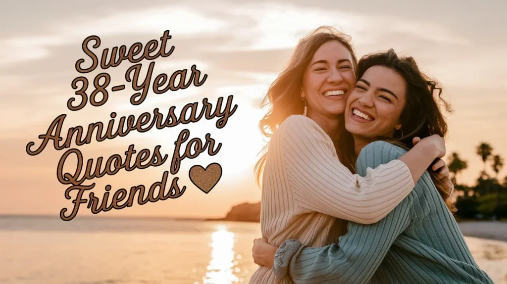 Sweet 38-Year Anniversary Quotes for Friends