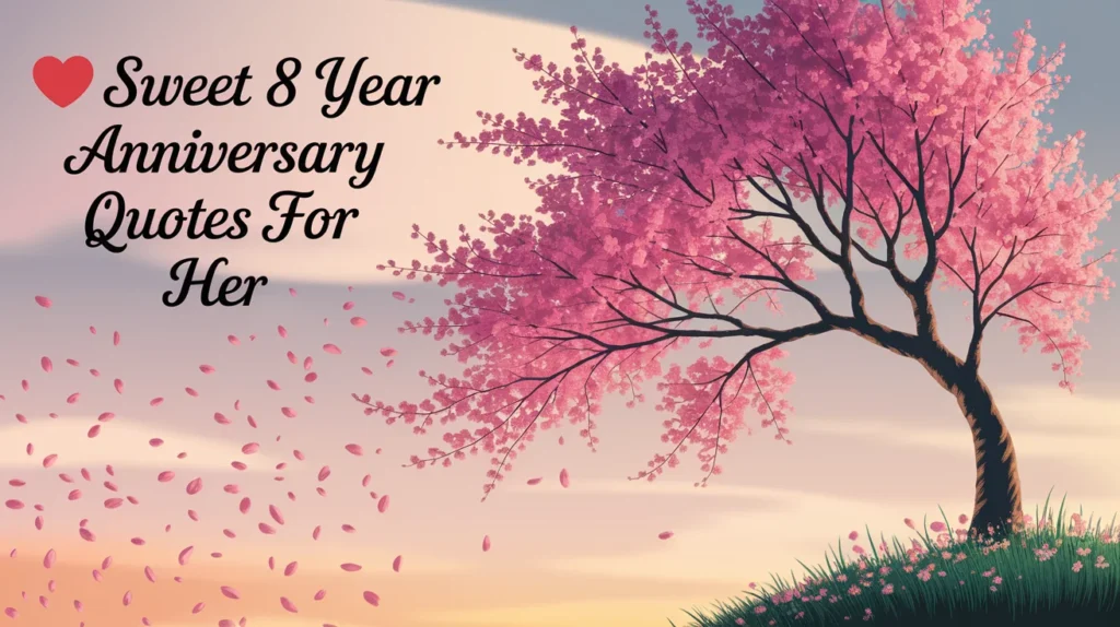 Sweet 8 Year Anniversary Quotes for Her