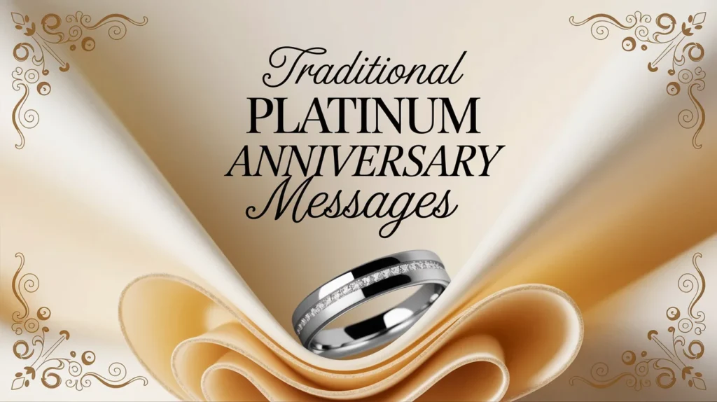 Traditional Platinum Anniversary Messages